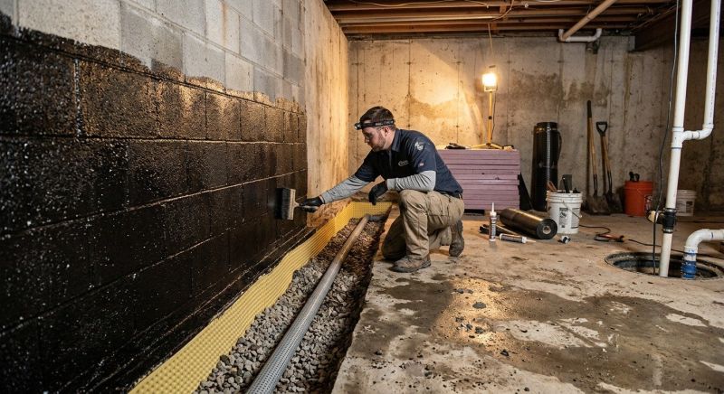 Wet Basement Waterproofing