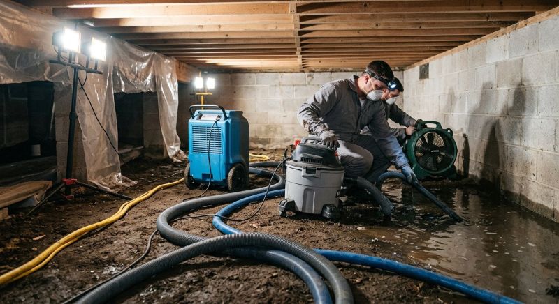 Basement Water Cleanup in Gilbert, AZ