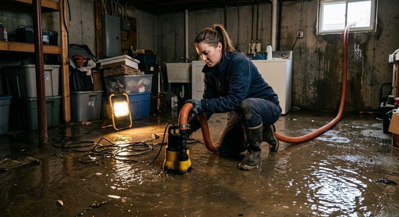 Basement Water Extraction in Scottsdale, AZ