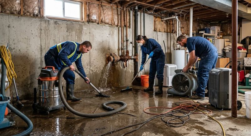 Basement Water Removal in Chandler, AZ
