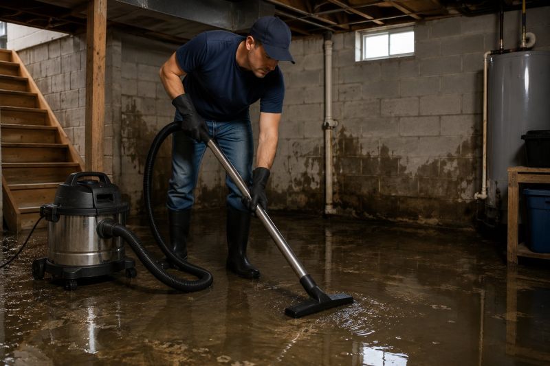 Flooded Basement Cleanup in Gilbert, AZ