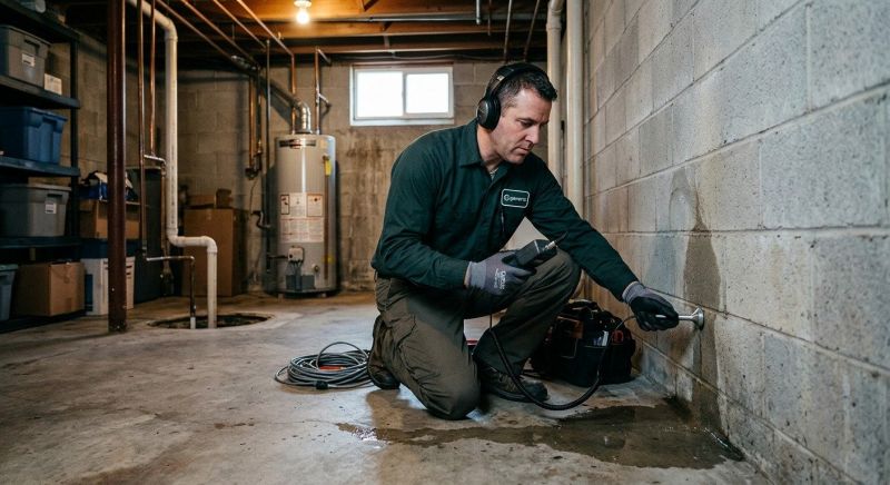 Leaking Basement Repair in Greenville, SC